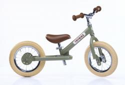 Odrážadlo Trybike Steel vintage zelená II- hliníkové kolesá