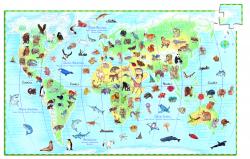 Náučné puzzle: Zvieratá sveta